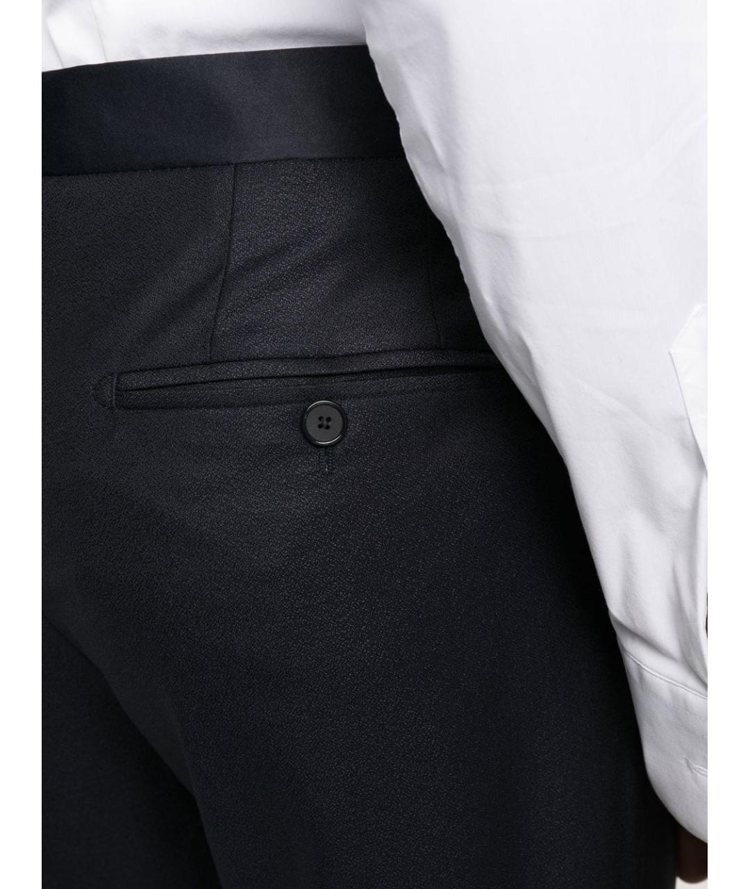 TAGLIATORE Темно-синие классические брюки, фото 5