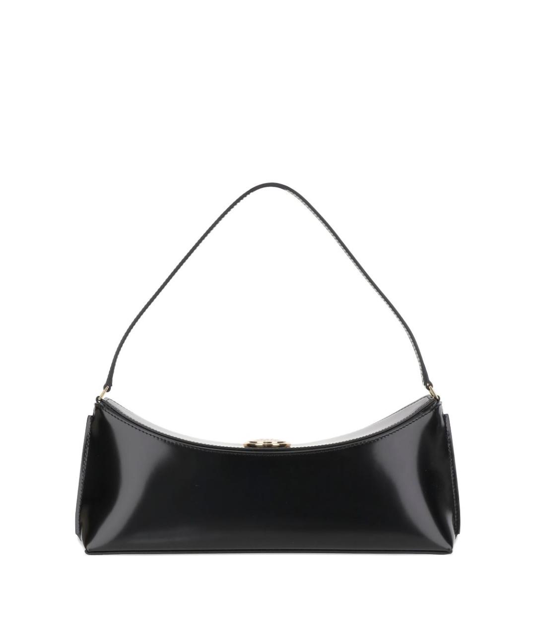 JACQUEMUS Черная кожаная сумка через плечо, фото 1