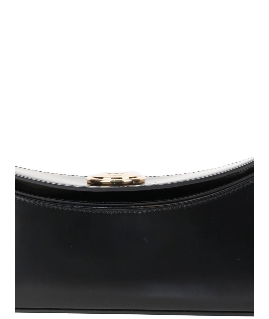 JACQUEMUS Черная кожаная сумка через плечо, фото 2