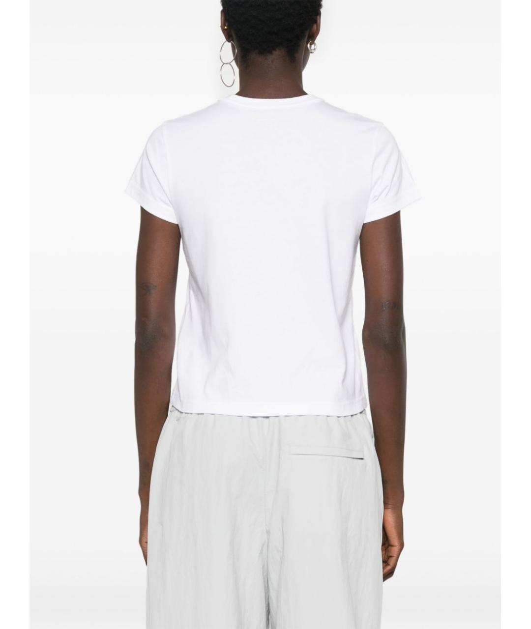 ALEXANDER WANG Белая хлопковая футболка, фото 4