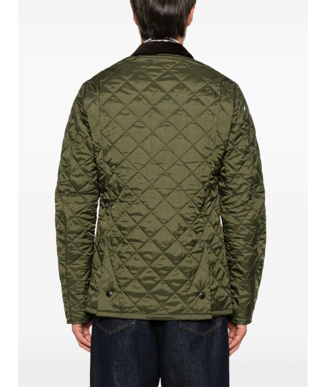 BARBOUR Зеленая полиамидовая куртка, фото 2