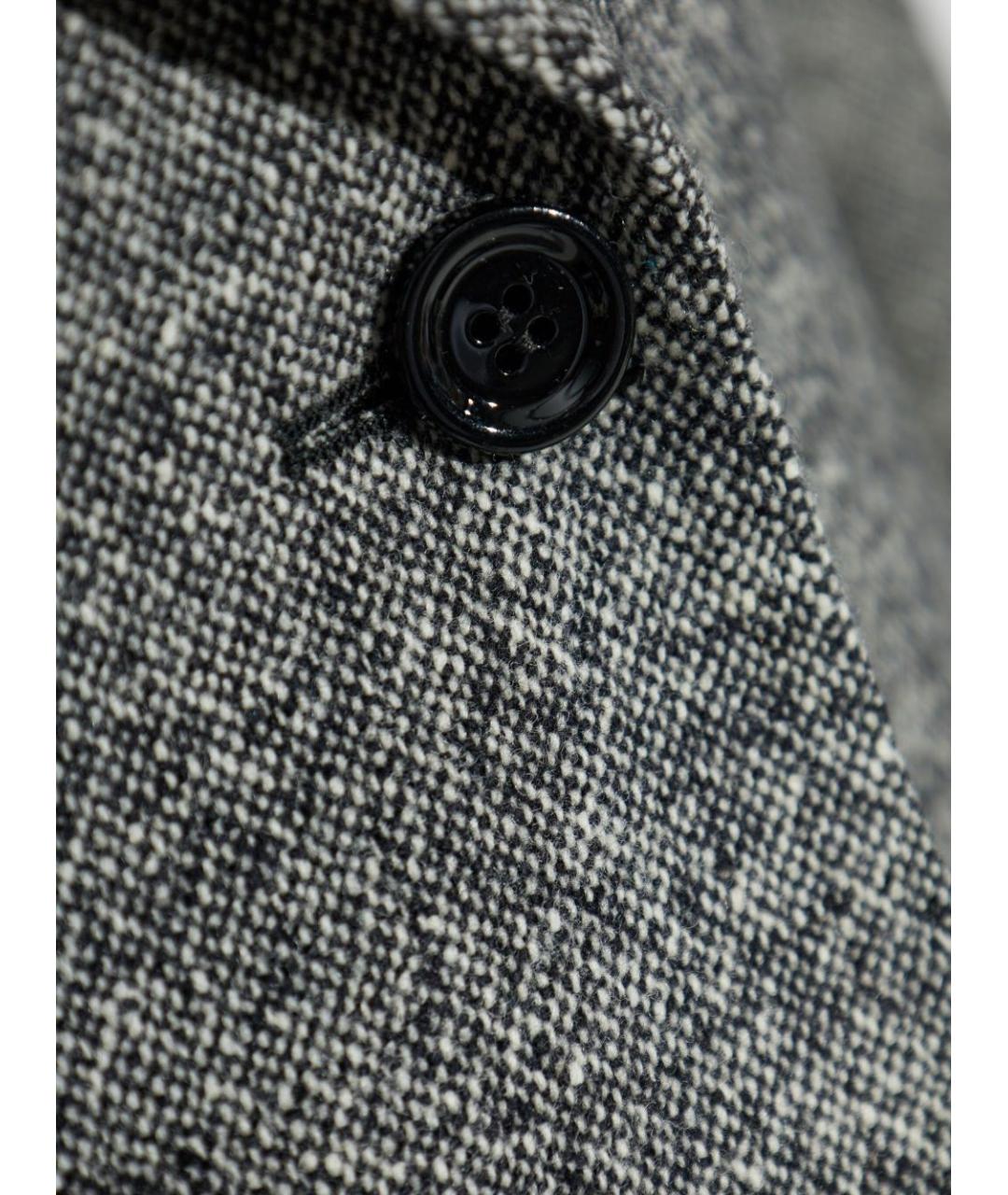 DOLCE&GABBANA Серый шерстяной жакет/пиджак, фото 5