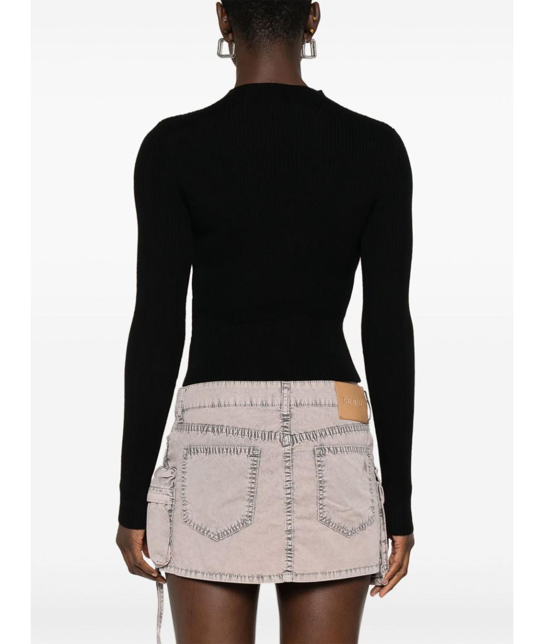 DIESEL Черный шерстяной джемпер / свитер, фото 5