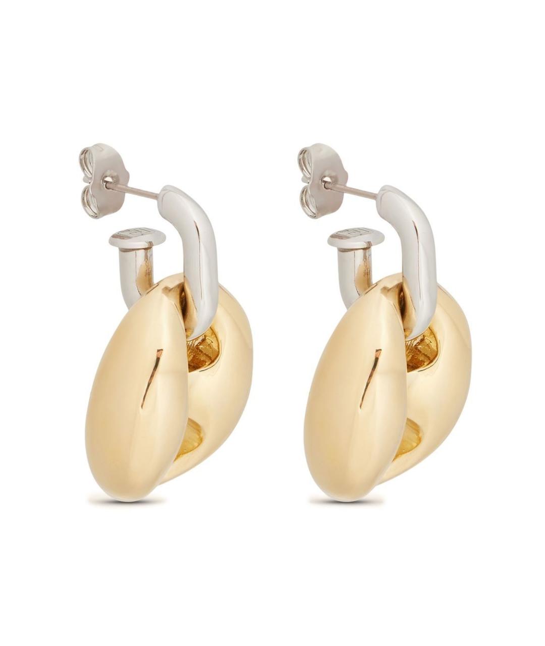 PACO RABANNE Золотые металлические серьги, фото 4