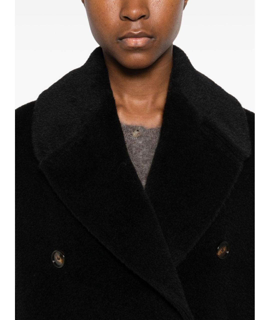 TAGLIATORE Черное шерстяное пальто, фото 4