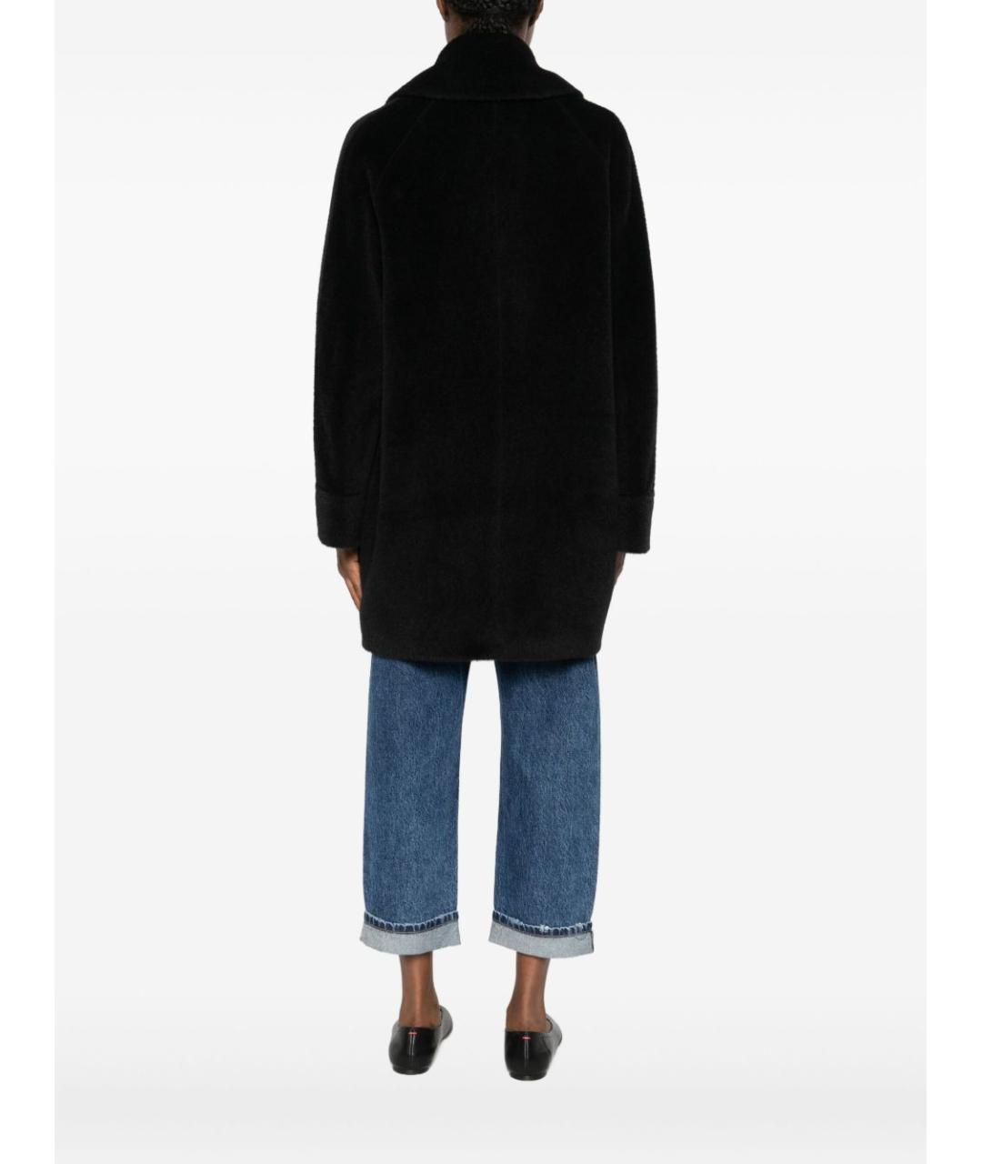 TAGLIATORE Черное шерстяное пальто, фото 2