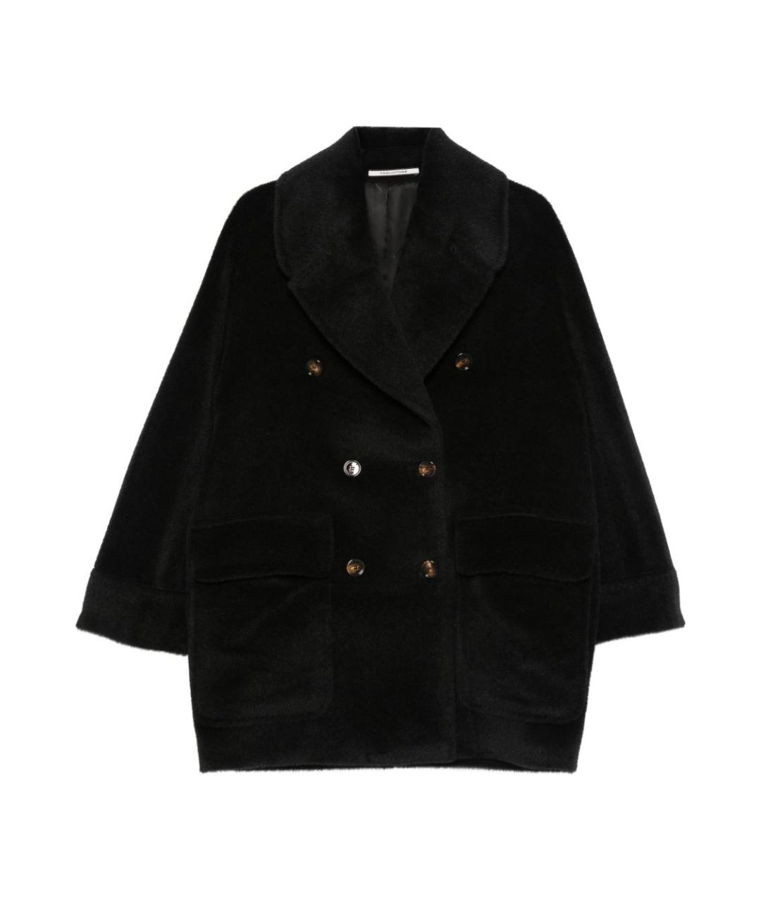 TAGLIATORE Черное шерстяное пальто, фото 1
