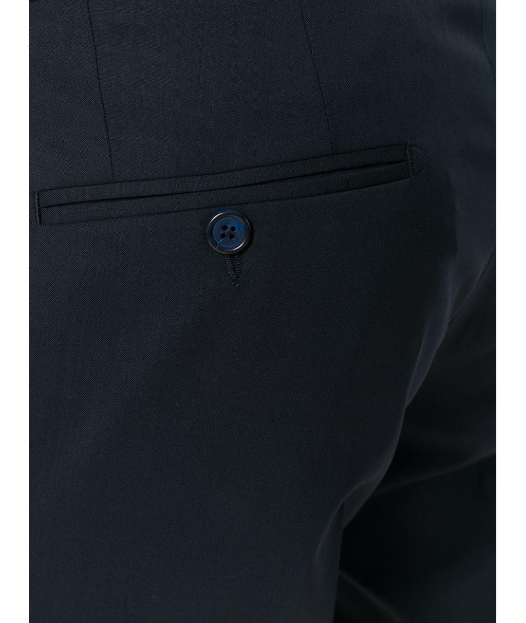 DOLCE&GABBANA Темно-синий классический костюм, фото 6