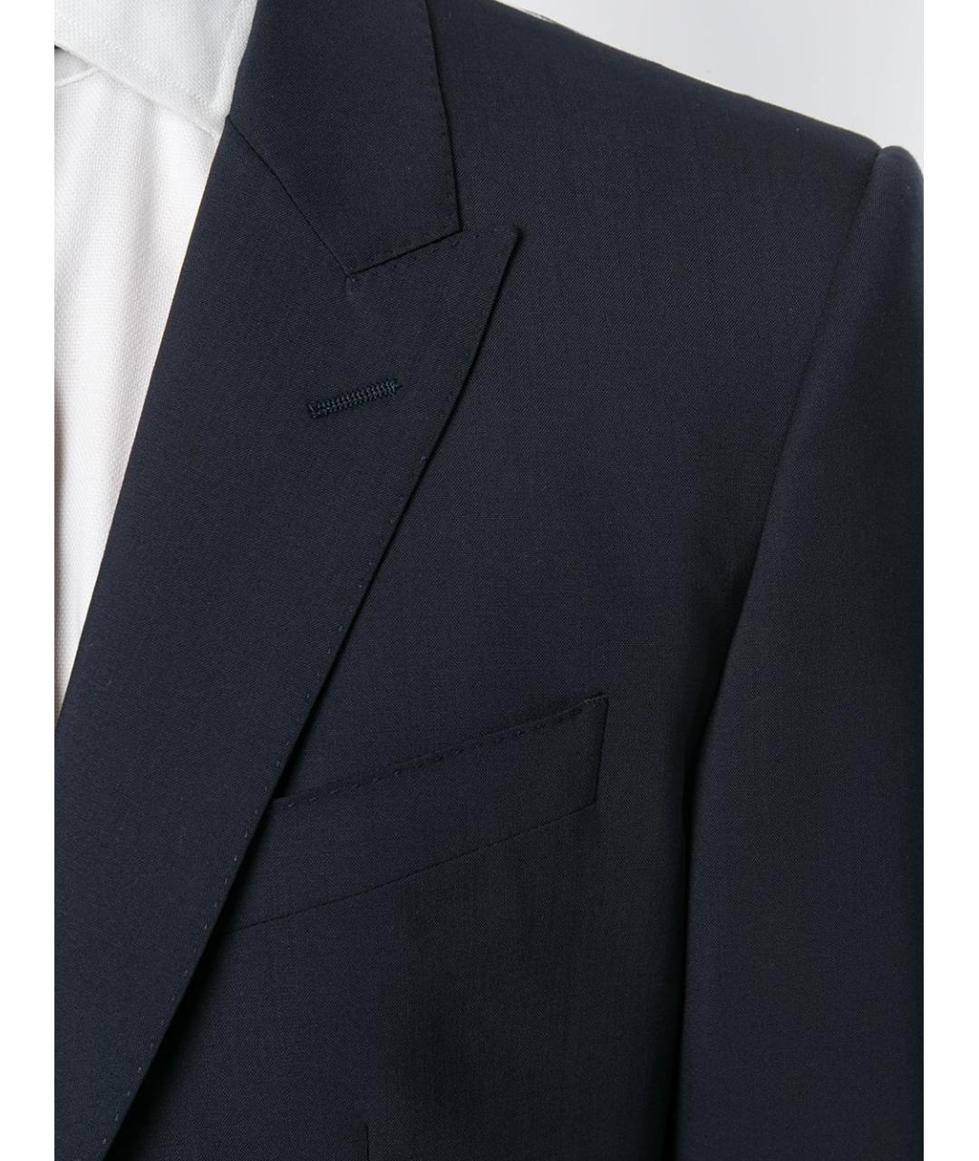 DOLCE&GABBANA Темно-синий классический костюм, фото 5
