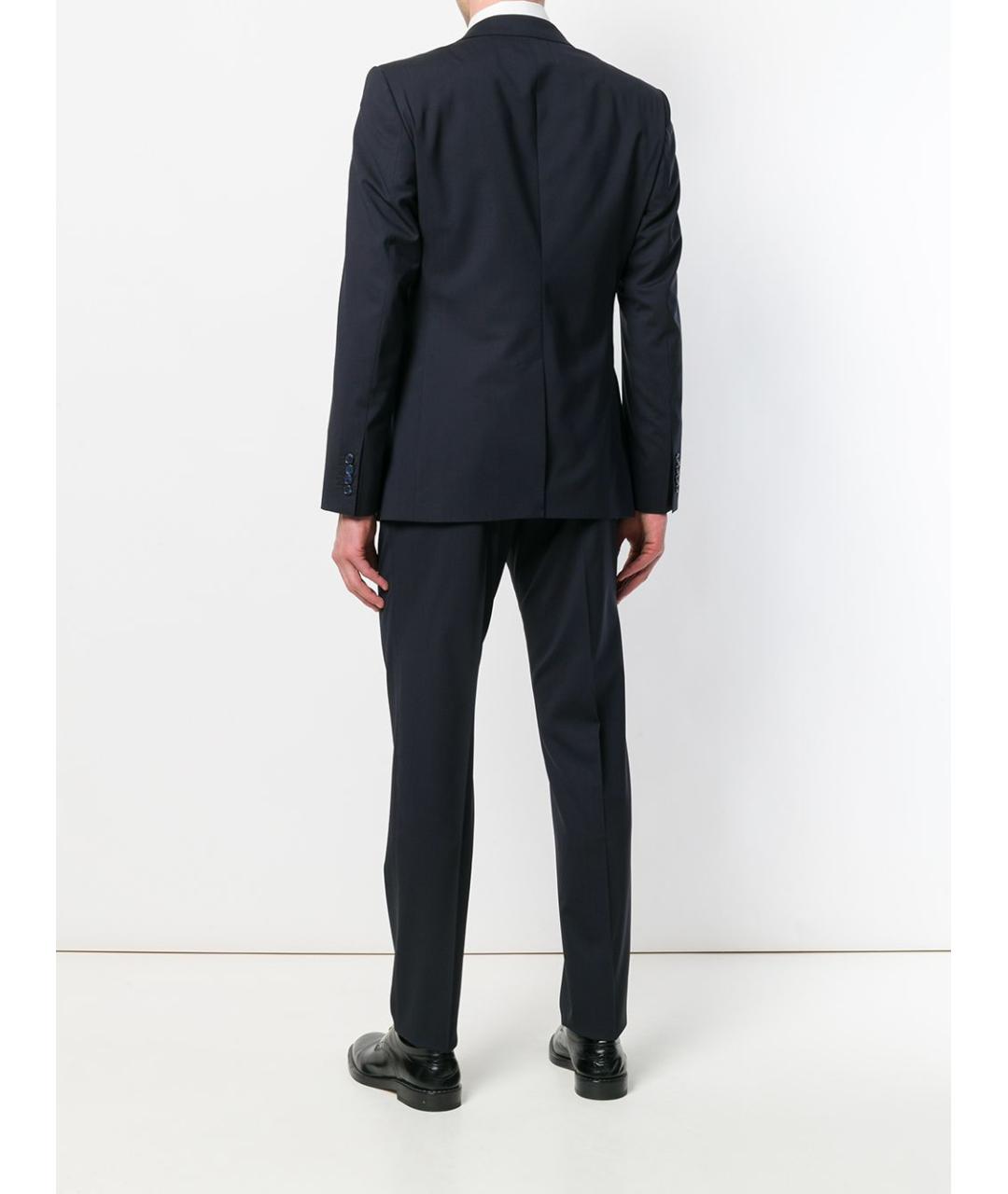 DOLCE&GABBANA Темно-синий классический костюм, фото 4