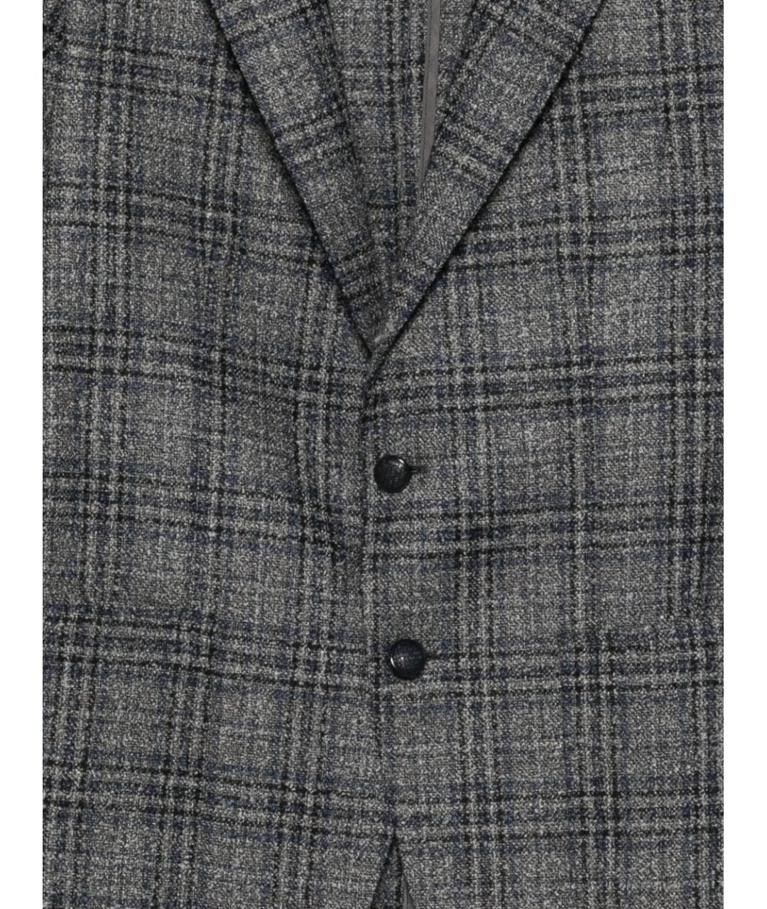 TAGLIATORE Серый шерстяной пиджак, фото 2