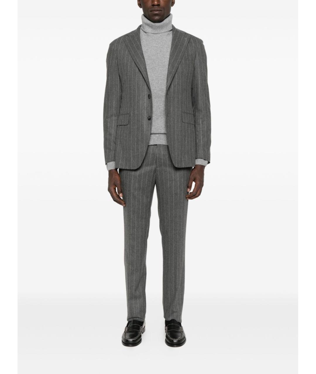 TAGLIATORE Серый классический костюм, фото 3