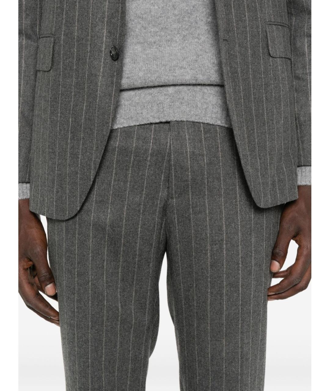 TAGLIATORE Серый классический костюм, фото 4
