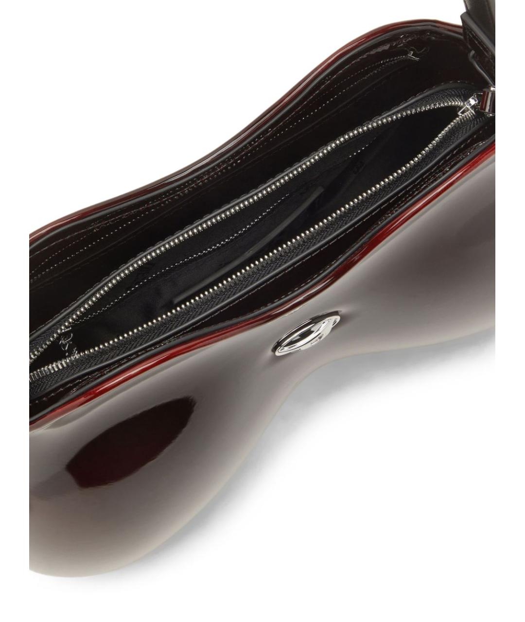 DIESEL Бордовая сумка через плечо из искусственной кожи, фото 4