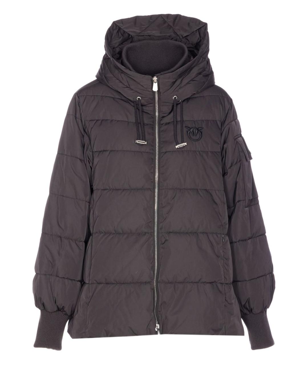 PINKO Черный полиэстеровый пуховик, фото 1