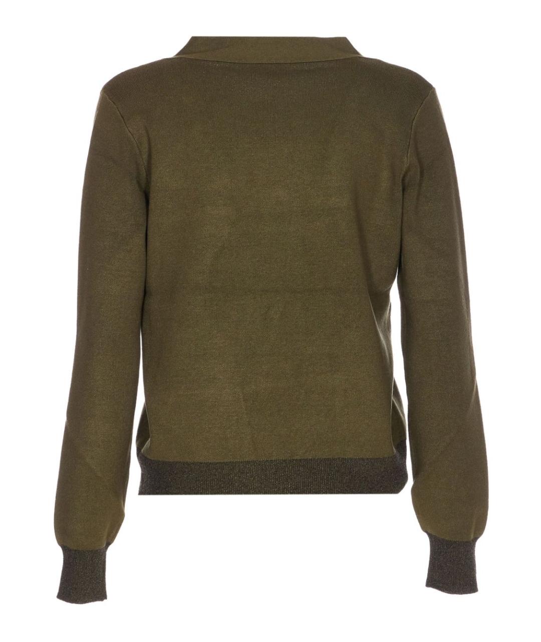 LIU JO Зеленый вискозный джемпер / свитер, фото 2