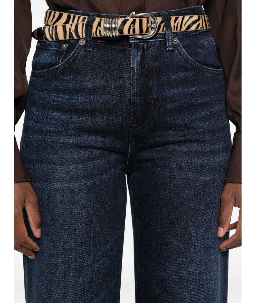 DONDUP Синие хлопковые прямые джинсы, фото 3
