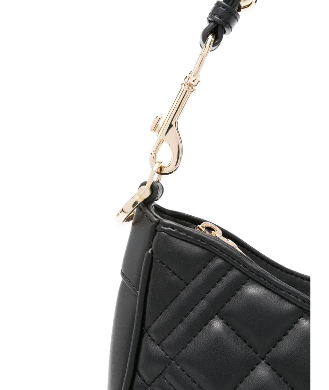 LOVE MOSCHINO Черная сумка через плечо из искусственной кожи, фото 5