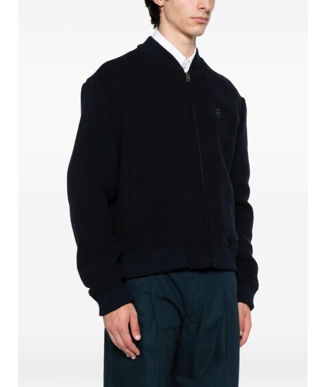 ETRO Темно-синяя шерстяная куртка, фото 2