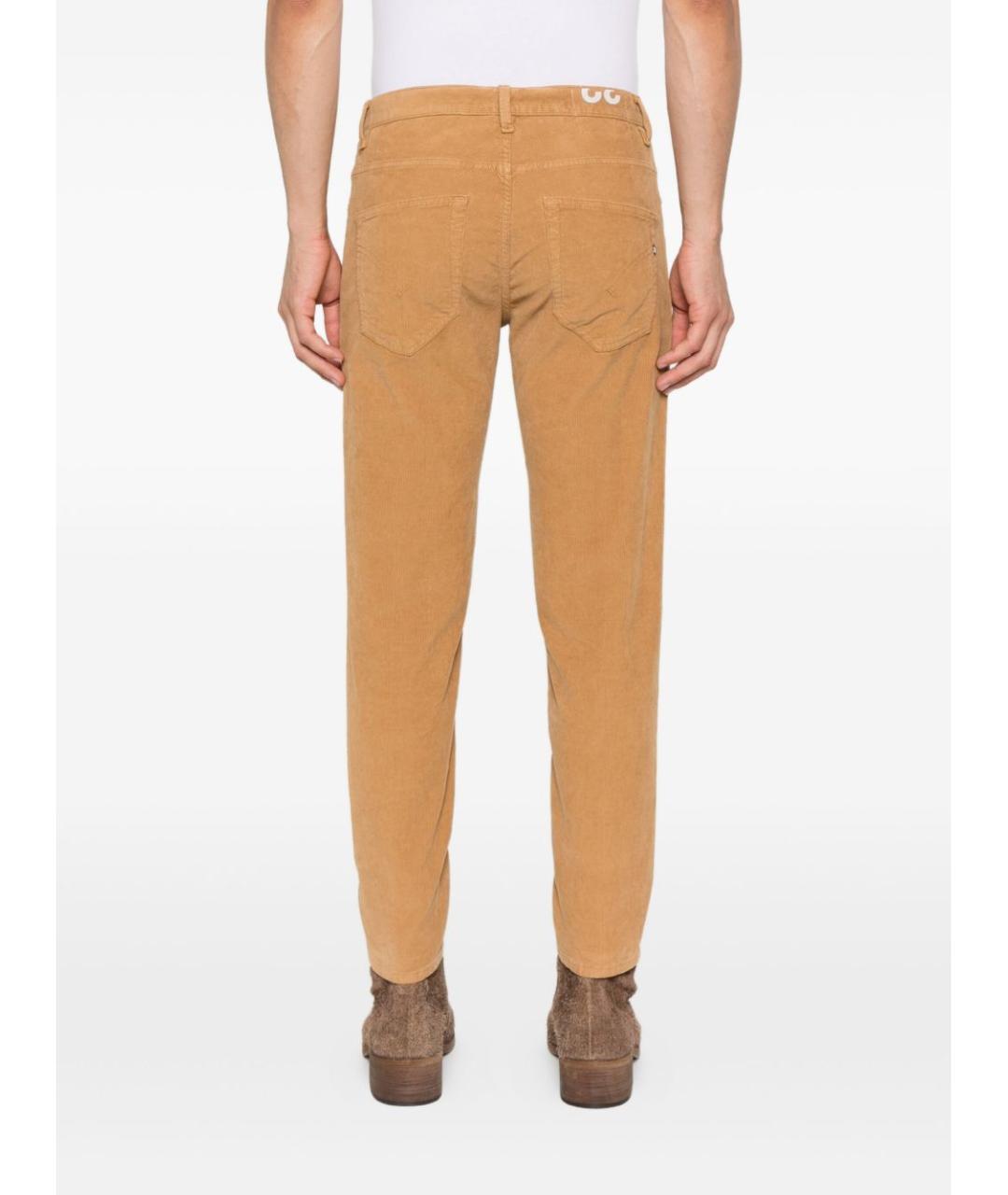 DONDUP Бежевые хлопковые прямые джинсы, фото 5