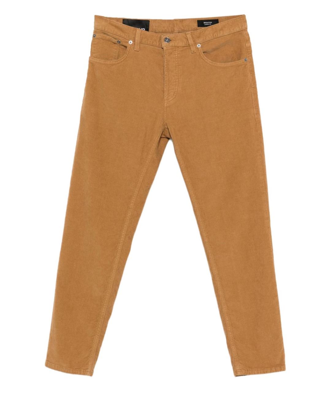 DONDUP Бежевые хлопковые прямые джинсы, фото 1