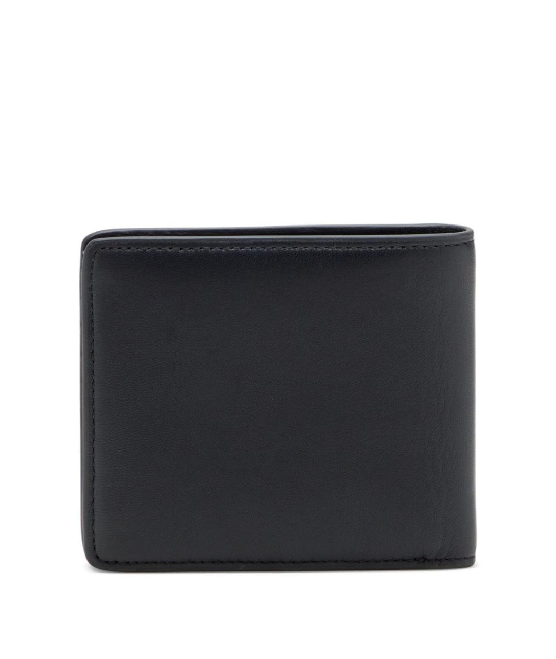 DIESEL Черный кожаный кошелек, фото 6