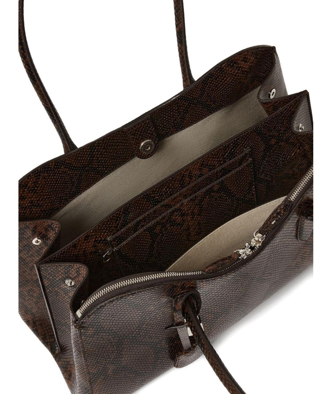 STELLA MCCARTNEY Коричневая сумка тоут из искусственной кожи, фото 4