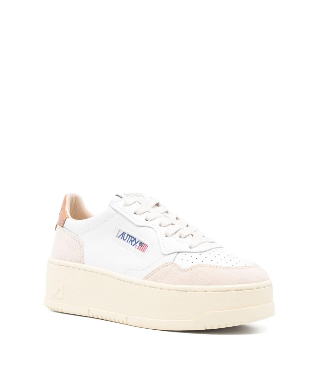 AUTRY Белые кожаные кеды, фото 3