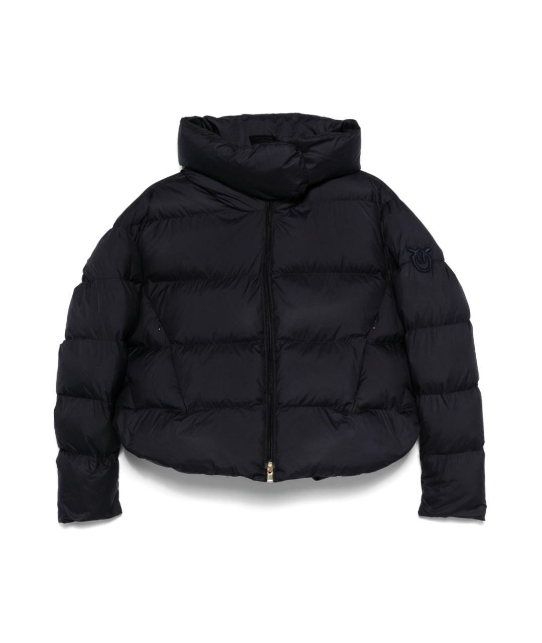 PINKO Темно-синий полиэстеровый пуховик, фото 1