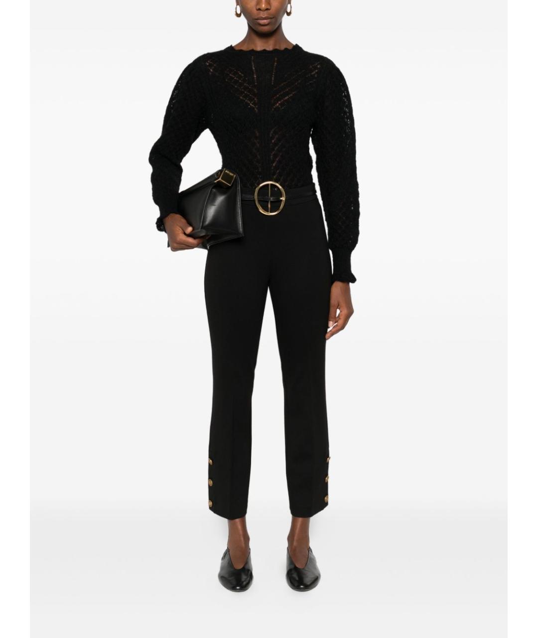 TWIN-SET Черный полиамидовый джемпер / свитер, фото 2