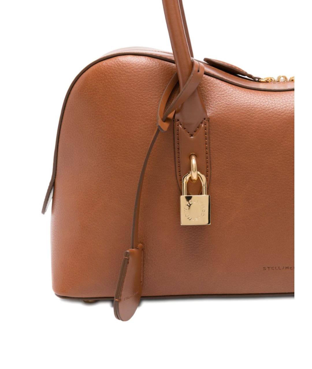 STELLA MCCARTNEY Коричневая сумка тоут из искусственной кожи, фото 4