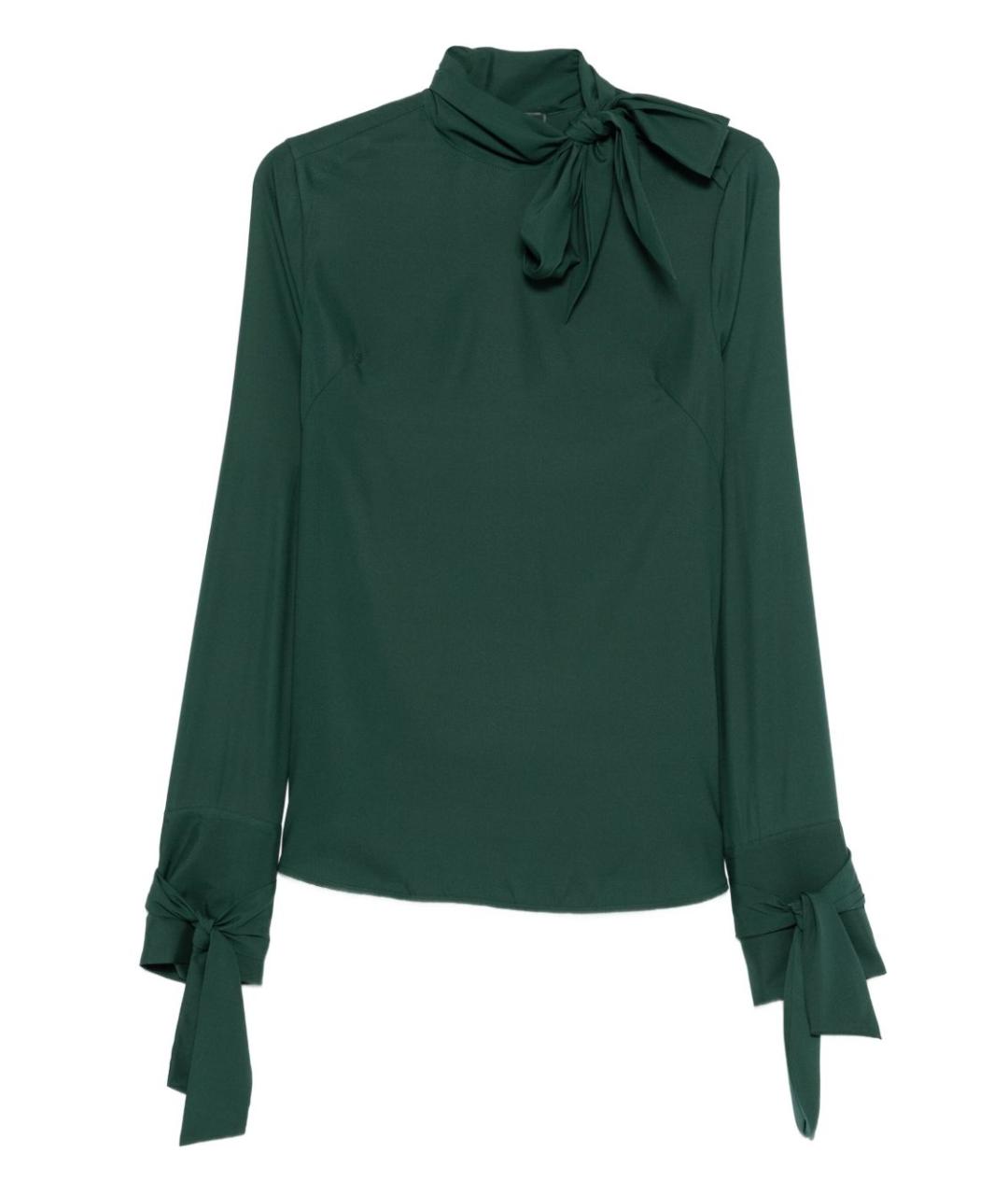 ERMANNO SCERVINO Зеленая шелковая блузы, фото 1