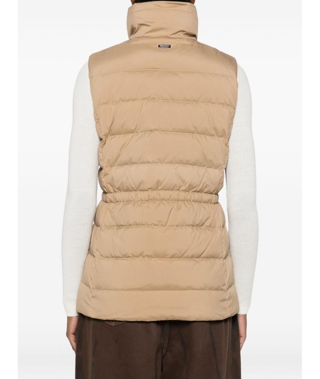 WOOLRICH Бежевый полиэстеровый жилет, фото 4