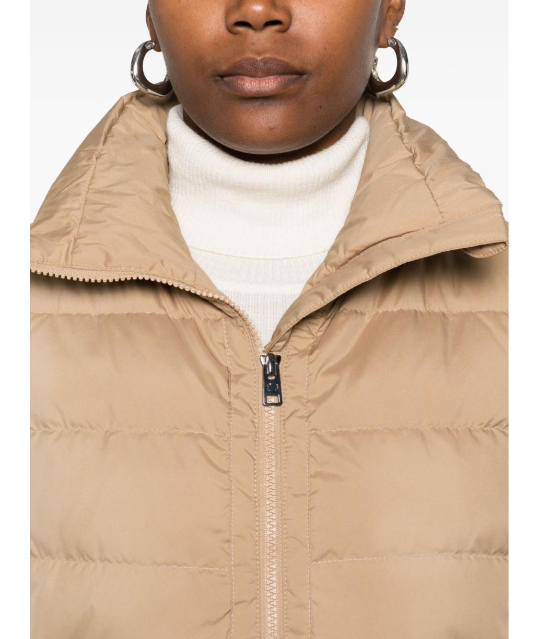 WOOLRICH Бежевый полиэстеровый жилет, фото 3