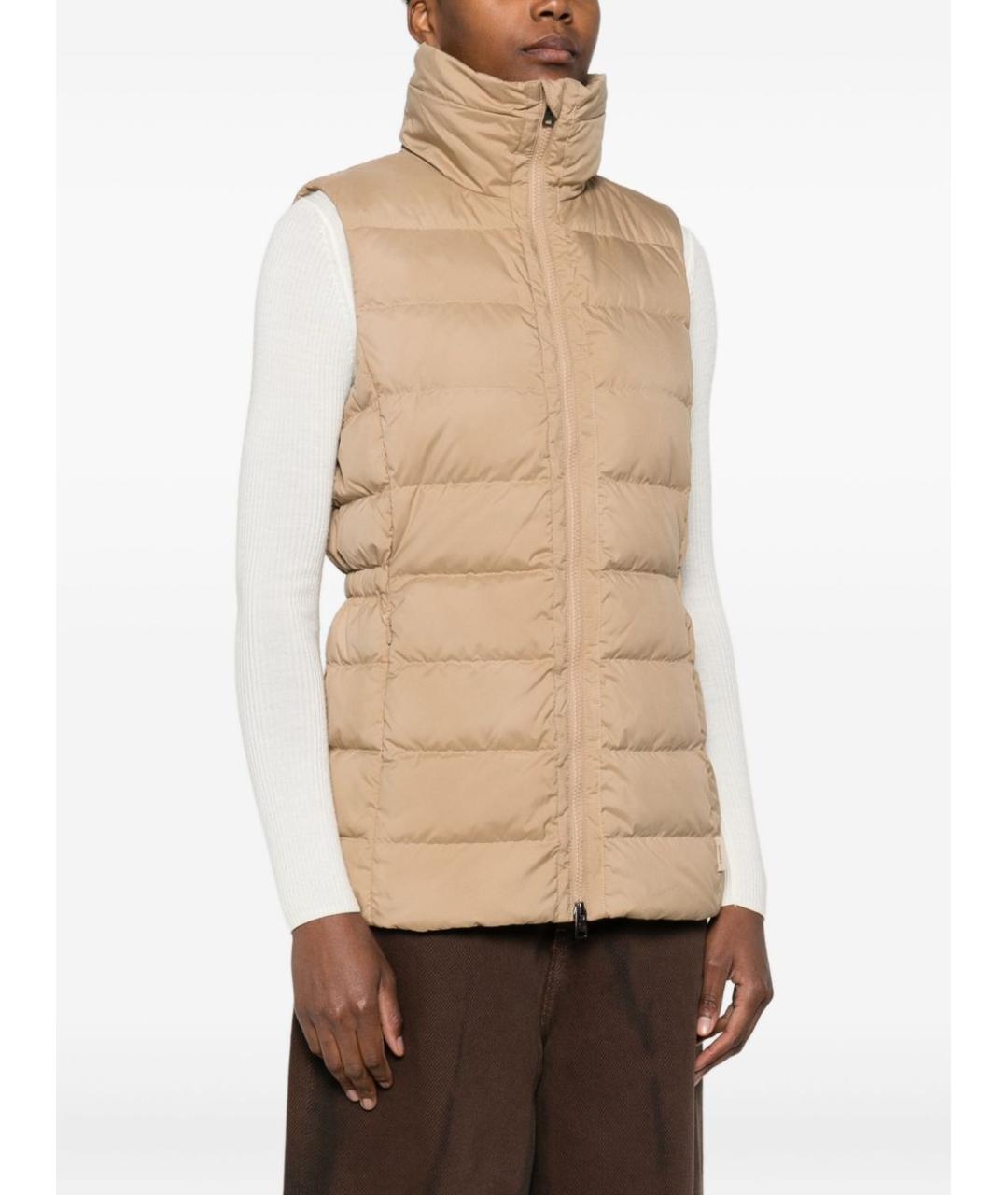 WOOLRICH Бежевый полиэстеровый жилет, фото 5