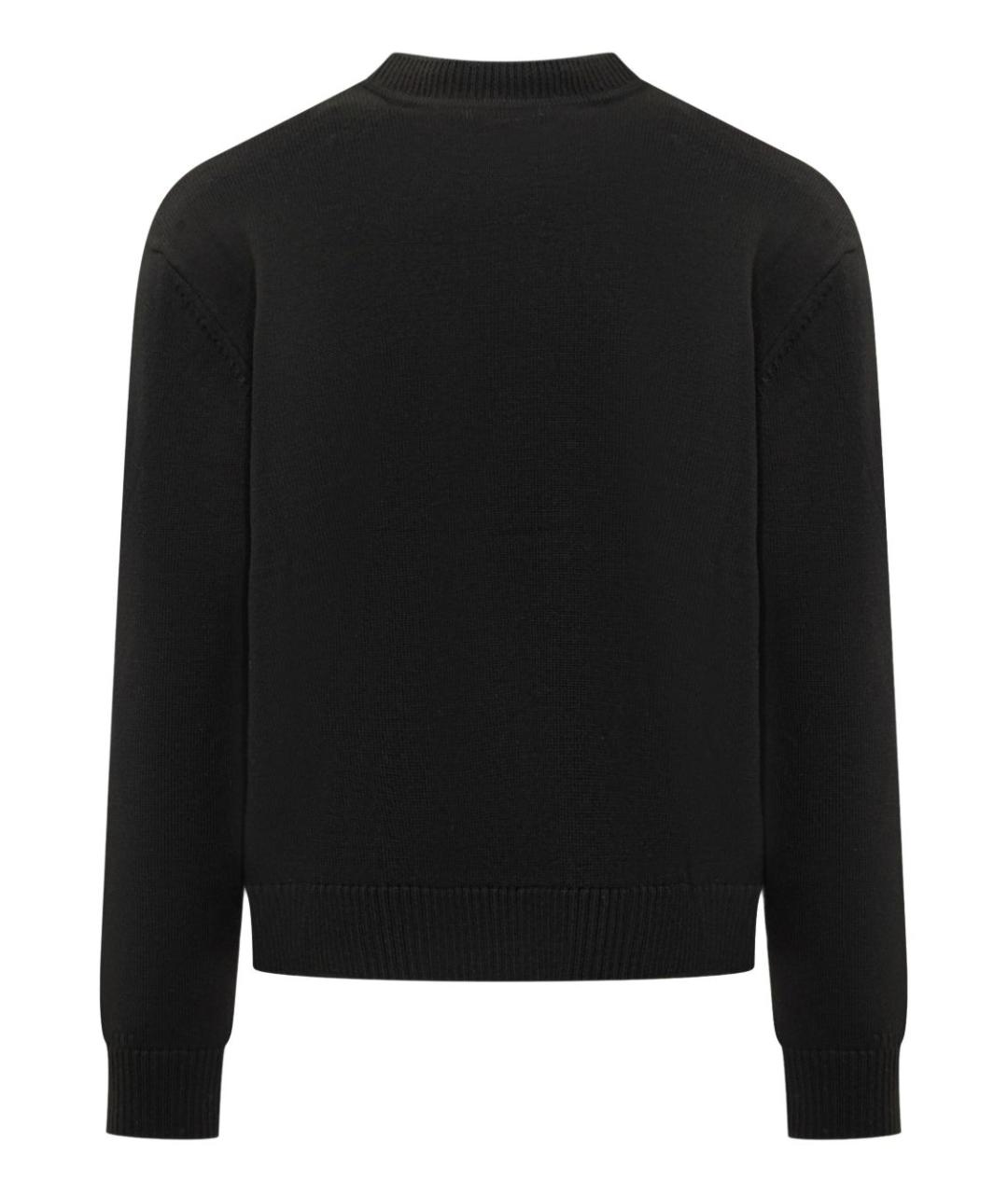 CASABLANCA Черный шерстяной джемпер / свитер, фото 2