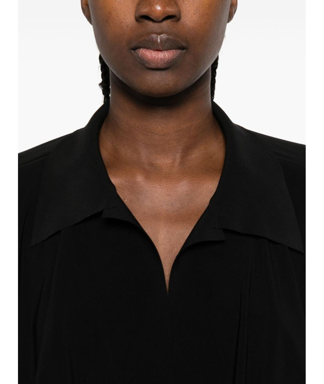 NORMA KAMALI Черное полиэстеровое боди, фото 3