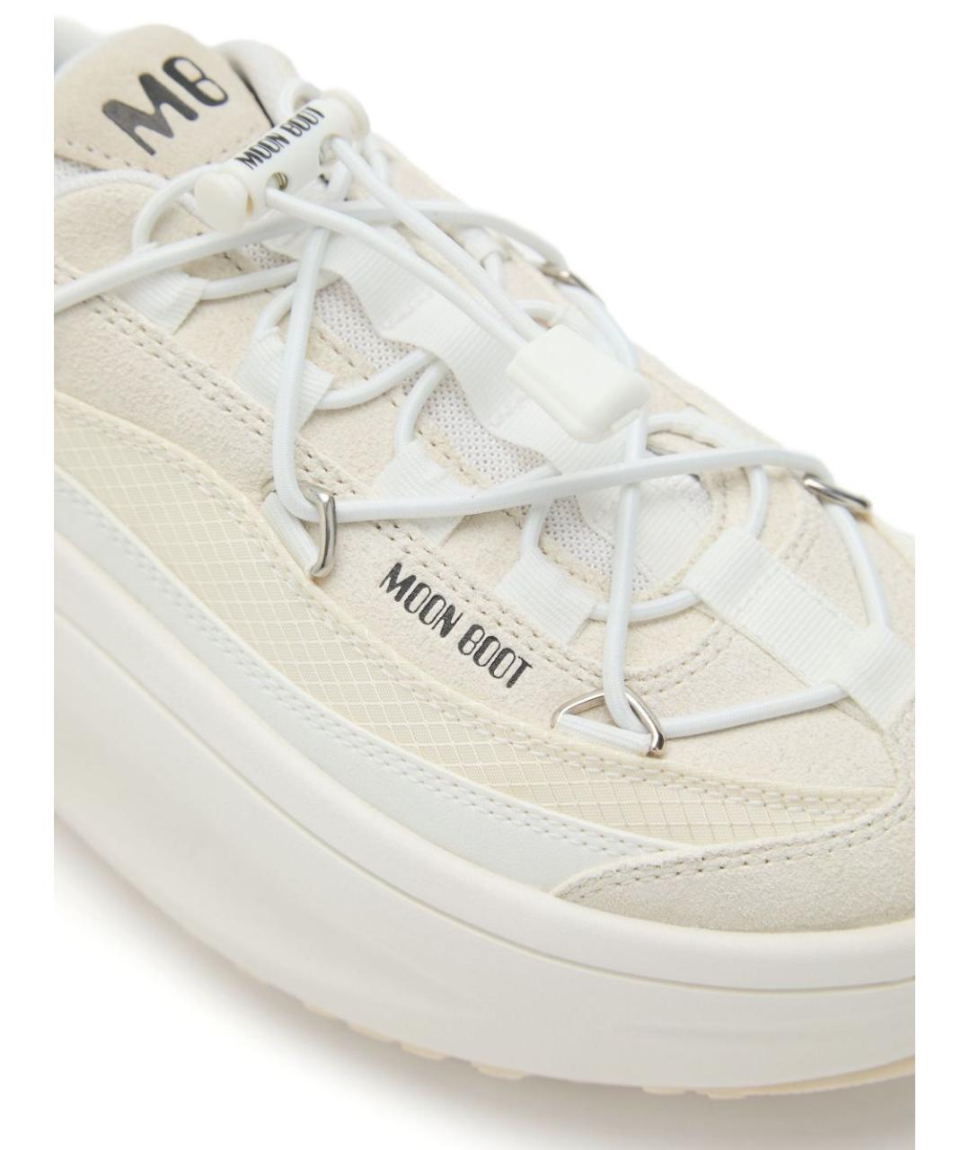 MOON BOOT Белые синтетические кроссовки, фото 3