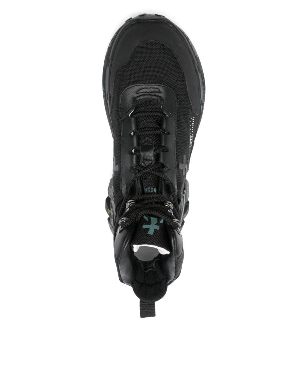 PREMIATA Черные кожаные кроссовки, фото 3