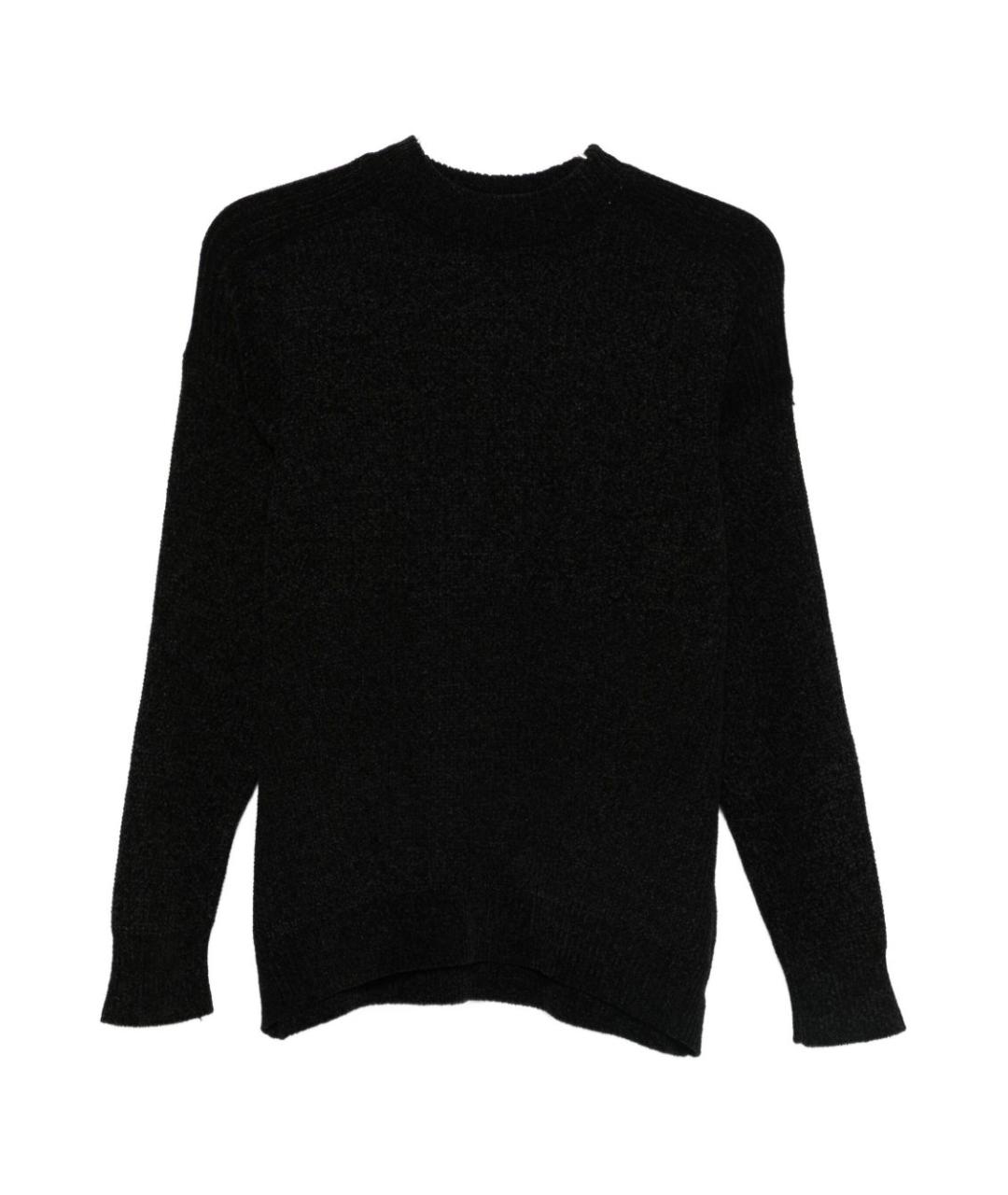 DANIELE ALESSANDRINI Черный шерстяной джемпер / свитер, фото 1