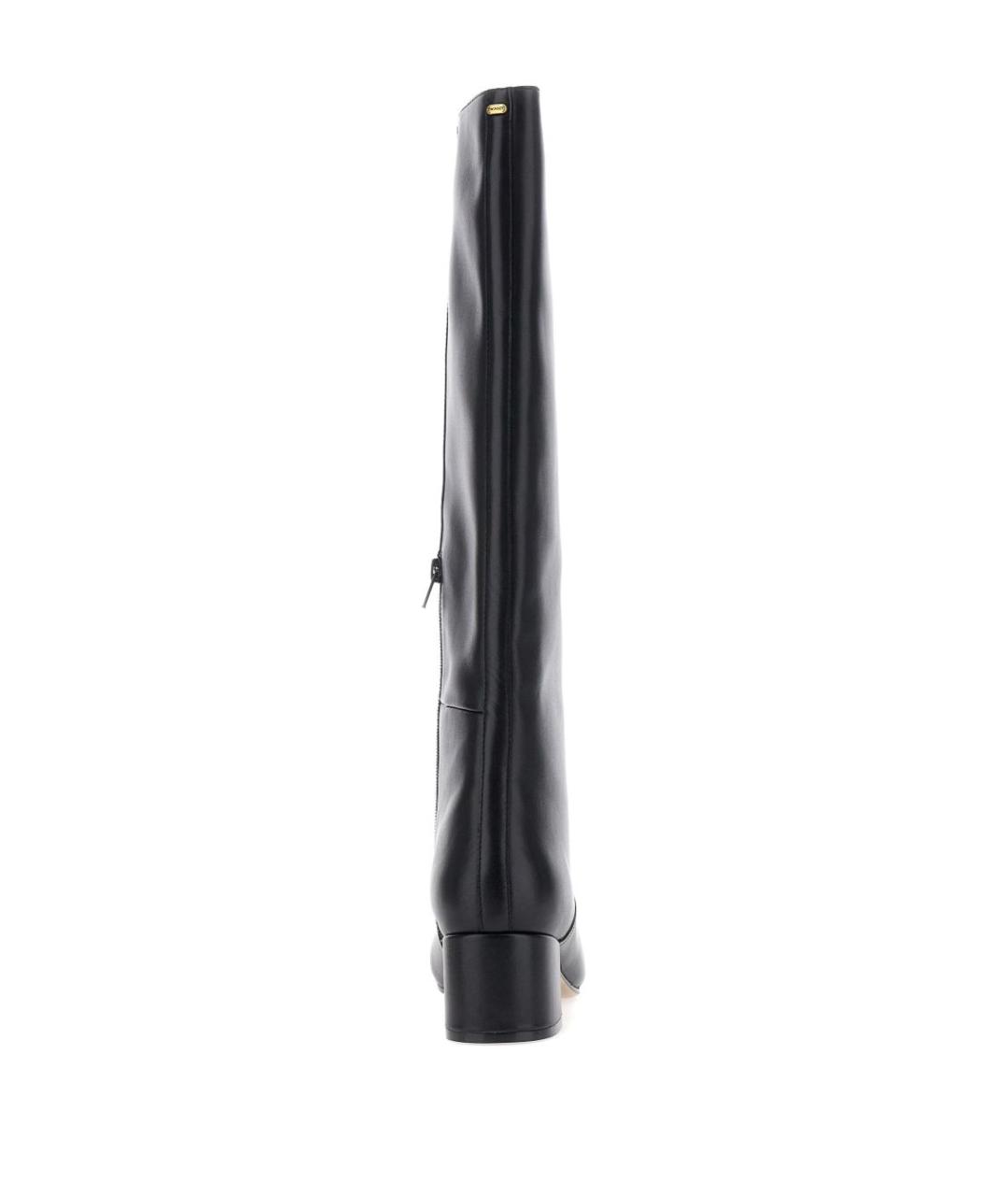 TWIN-SET Черные кожаные сапоги, фото 4