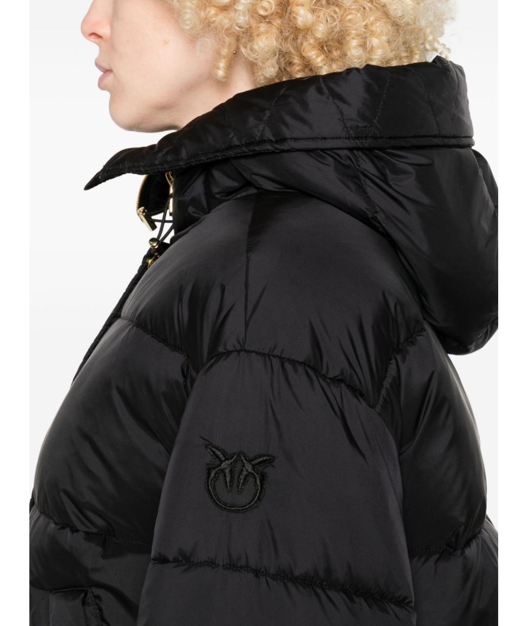 PINKO Черная полиамидовая куртка, фото 2