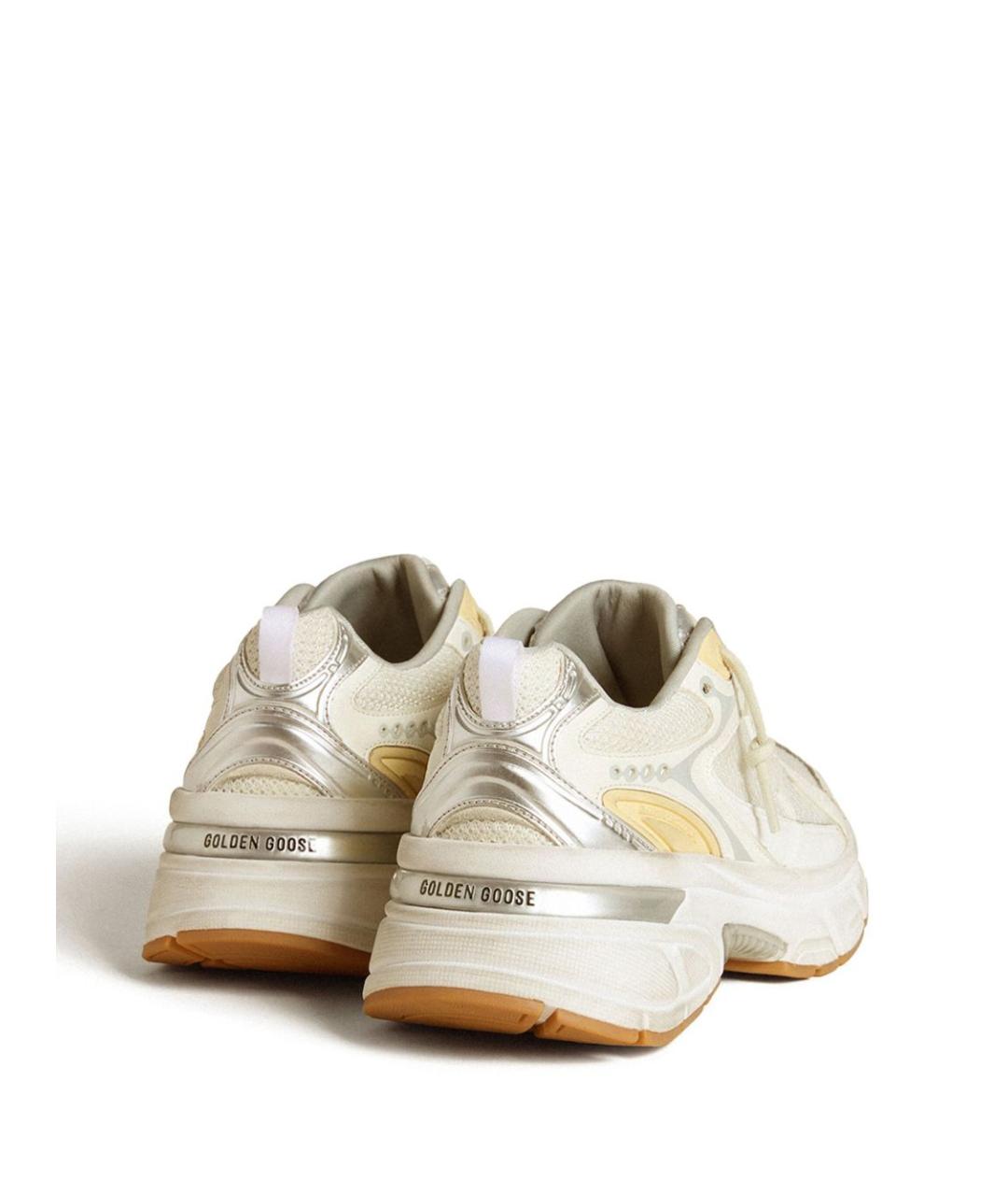 GOLDEN GOOSE DELUXE BRAND Белые текстильные кроссовки, фото 3