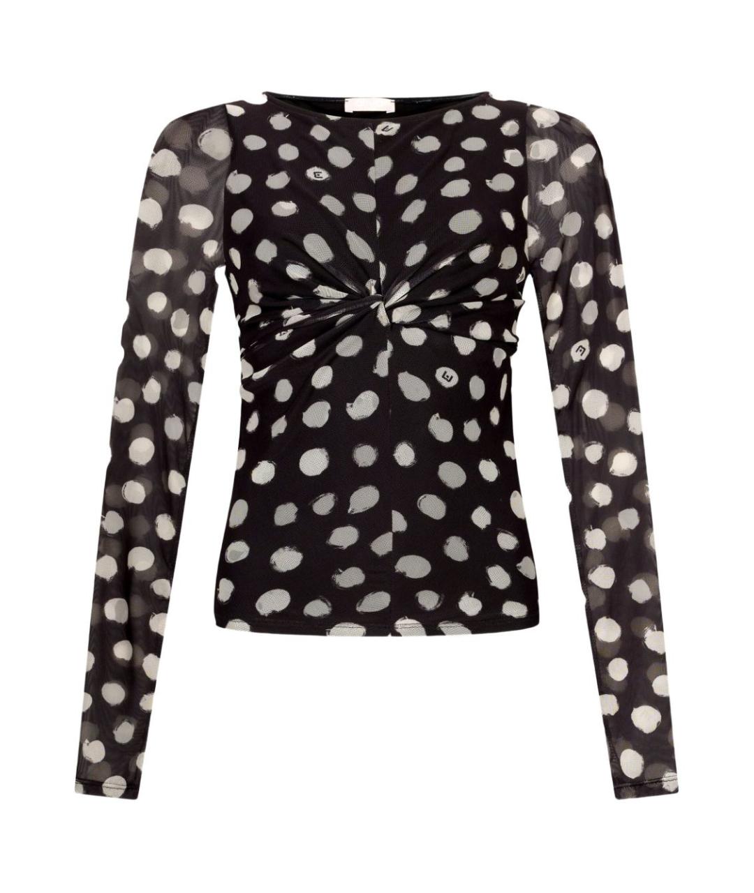 LIU JO Черная полиэстеровая блузы, фото 1