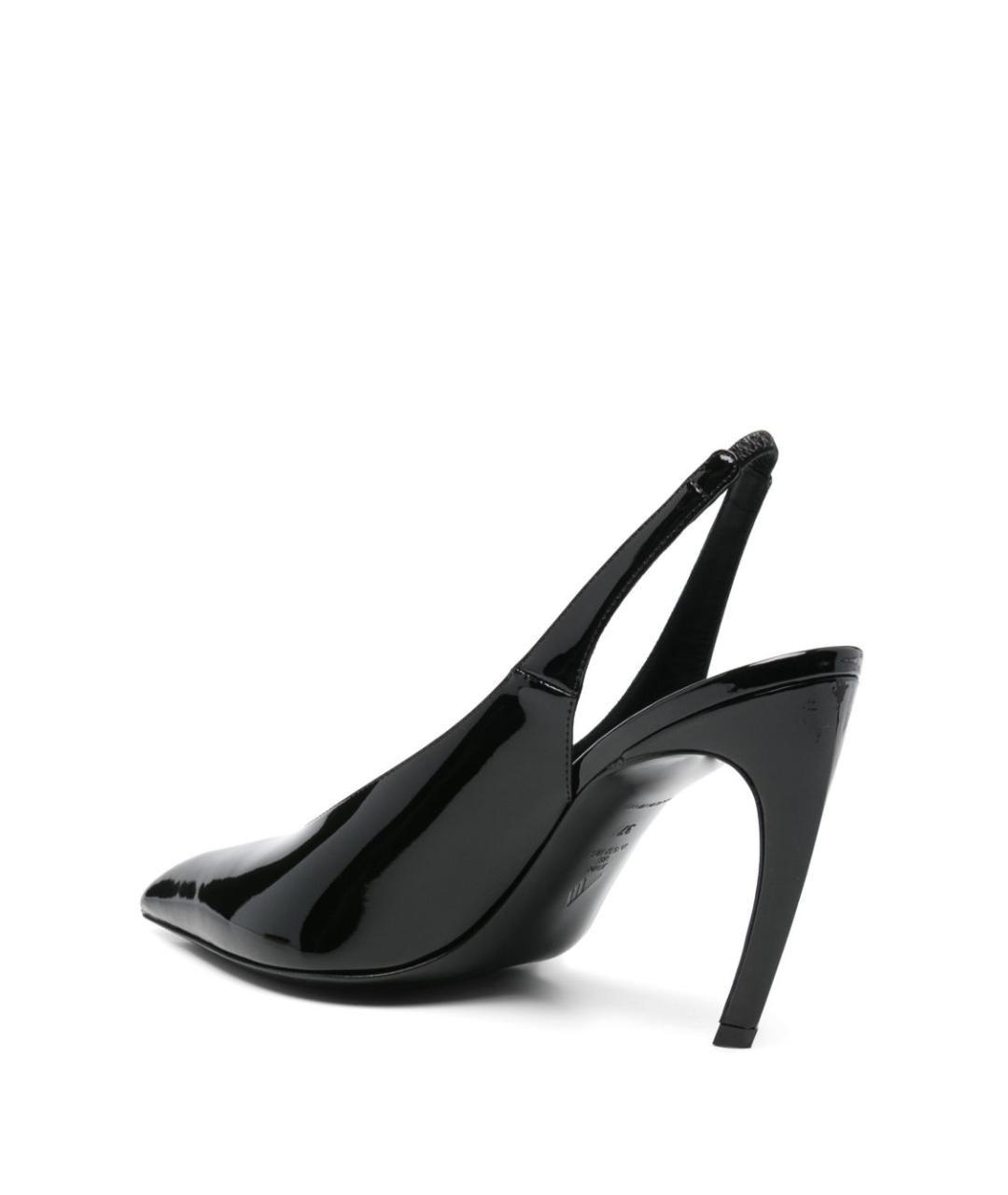 THE ATTICO Черные туфли из лакированной кожи, фото 4