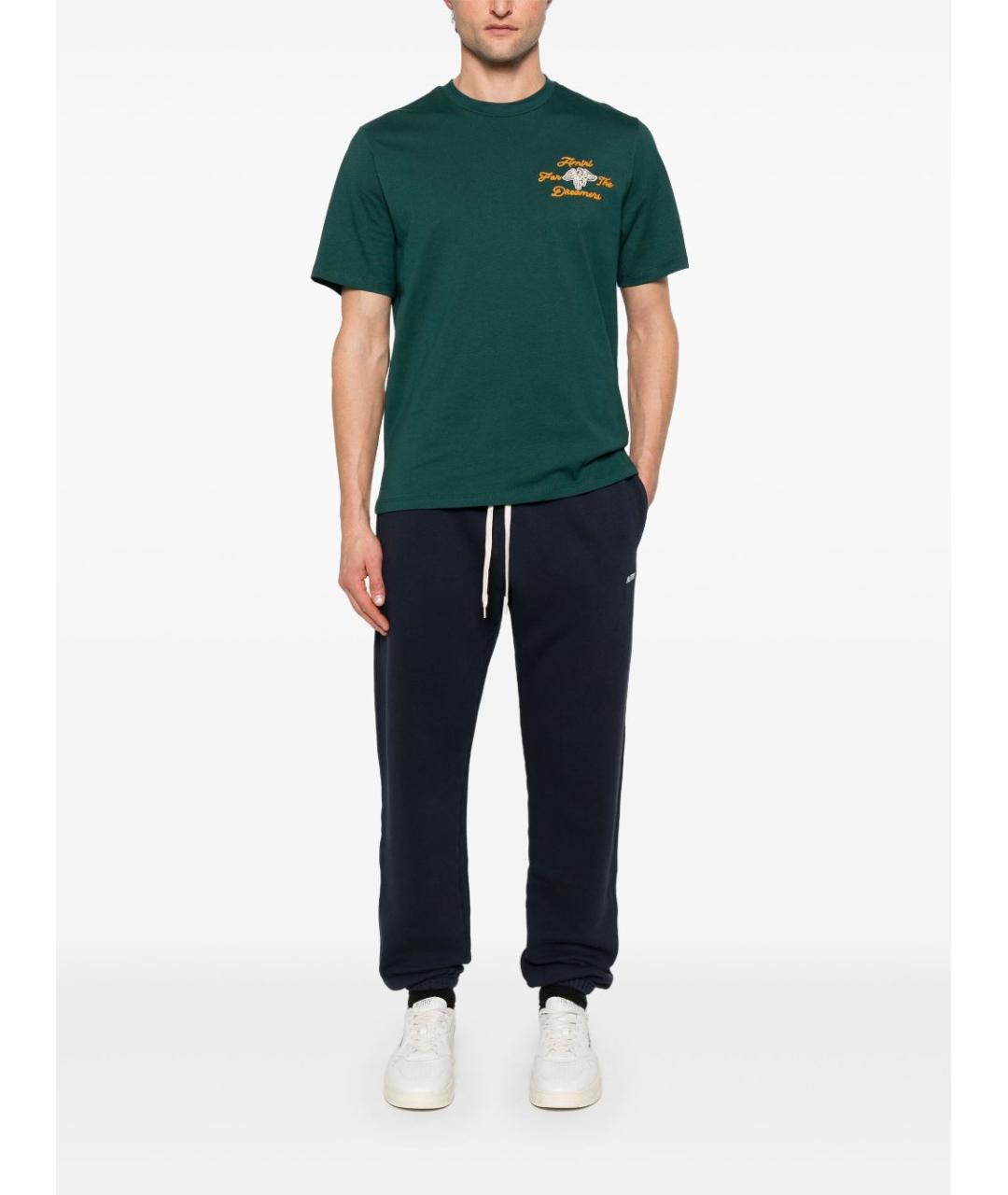 AUTRY Синие хлопковые повседневные брюки, фото 5