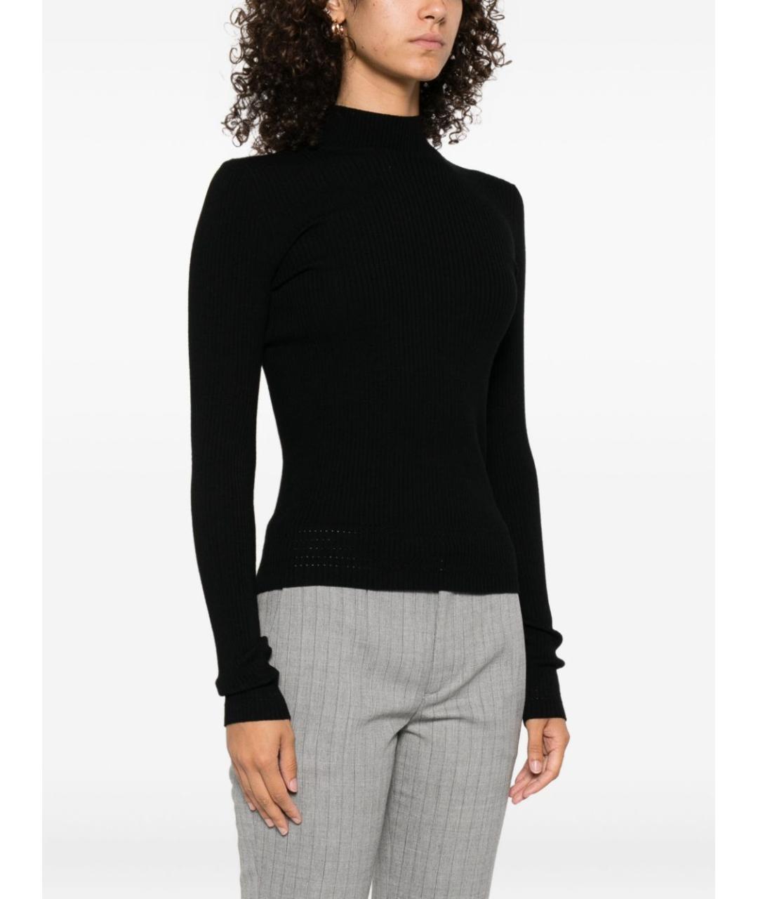 TWIN-SET Черный вискозный джемпер / свитер, фото 2