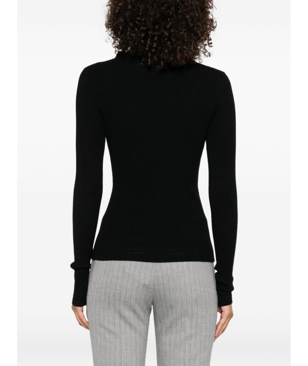 TWIN-SET Черный вискозный джемпер / свитер, фото 5