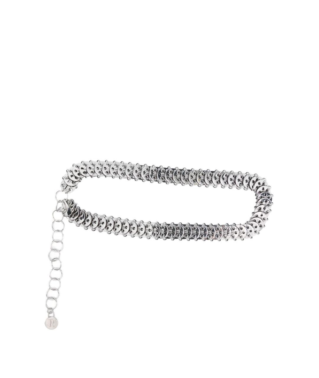 PACO RABANNE Серебрянный ремень, фото 1