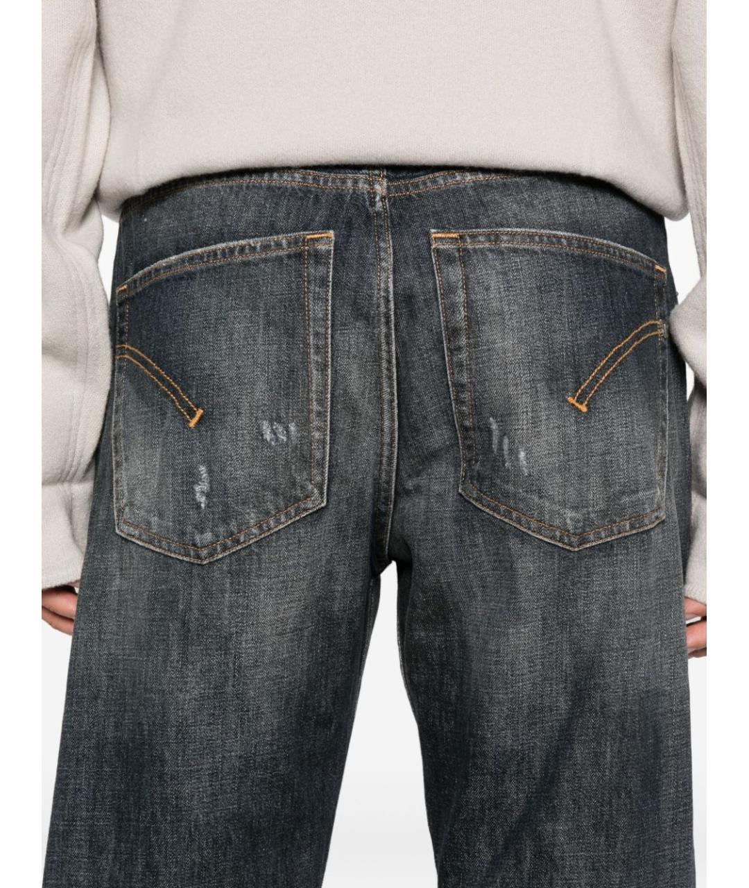 DONDUP Синие хлопковые прямые джинсы, фото 2